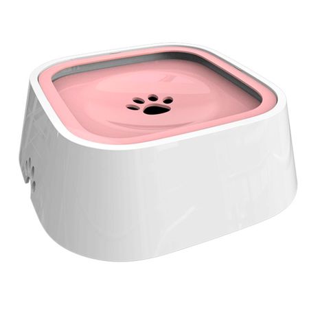 Cuenco Tazón de Agua Flotante Rosa Gadnic PETB12 Bebedero Antiderrame
