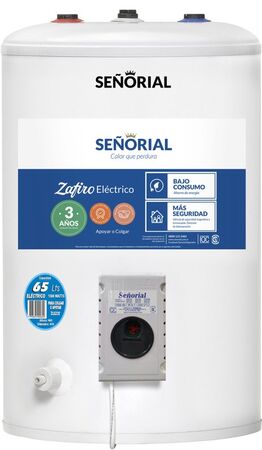 Termotanque Electrico Señorial Carga Superior 50 L Tesz65 Linea Zafiro