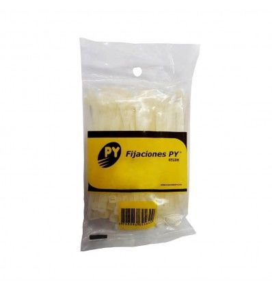 Precintos blancos x 100 unidades 3.6x200mm PY