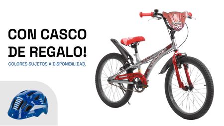 Bicicleta Infantil TopMega Crossboy R20 Gris Rojo 1012086