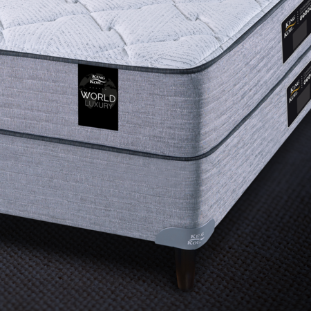 Colchon y Sommier King Koil Bradley Super King 200x200cm Resortes Pocket y Espuma de Alta Densidad Firme