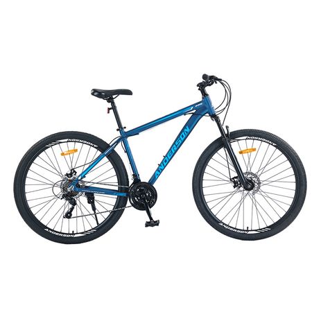 Bicicleta Mtb Anderson A600 R29, 21V Freno a Disco, Suspensión, Azul/Celeste S