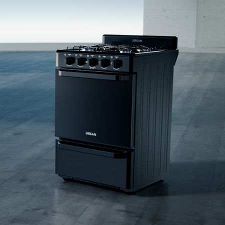 Cocina Multigas 56 cm Negro Drean CD5602AN0