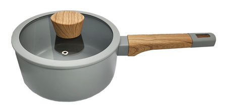 Cacerola Antiadherente 18cm C/mango Scandi Induccion Larhaus Gris