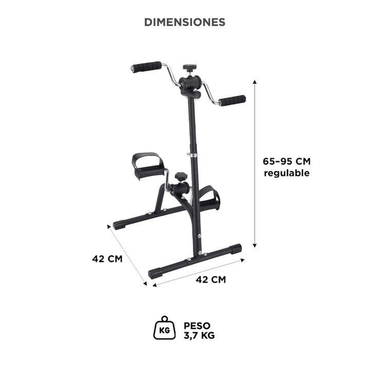 Bicicleta Fija Gadnic F-3050 Resistencia Ajustable Piernas y Brazos Rehabilitación y Cardio - Vista 5