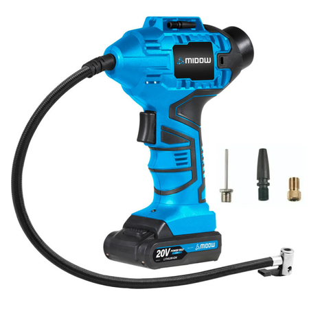 Inflador Inalámbrico De Mano 20v Midow 150psi + Cargador + Bateria
