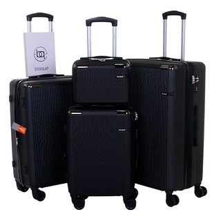 Set de Valijas BLAQUE HT-096 Negro - Expandible