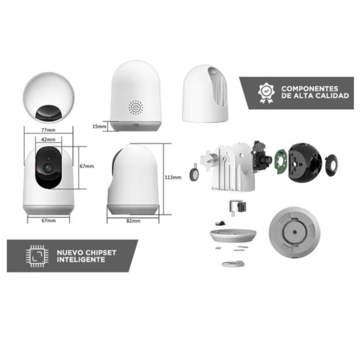 CAMARA DE SEGURIDAD GADNIC IP SX90 PLUS (C:BLANCO P2P00090) - Vista 2