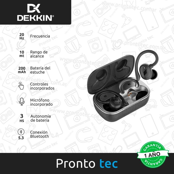 Combo Xiaomi Note 14 6+128GB Ocean Blue + Auriculares TWS Sport Dekkin - Vista 7