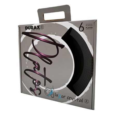 Set Durax 6 Platos Playos Firenze Fumé