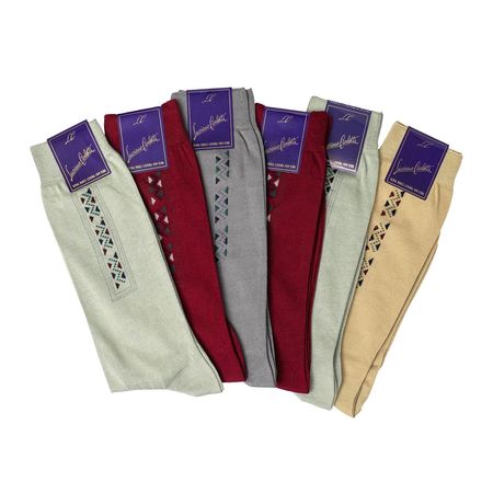 PACK X6 MEDIAS ITALIANAS MULTICOLOR III