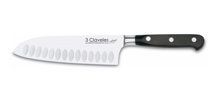 Cuchillo 3 Claveles Forge Acero Inox 17cm Santoku 1565