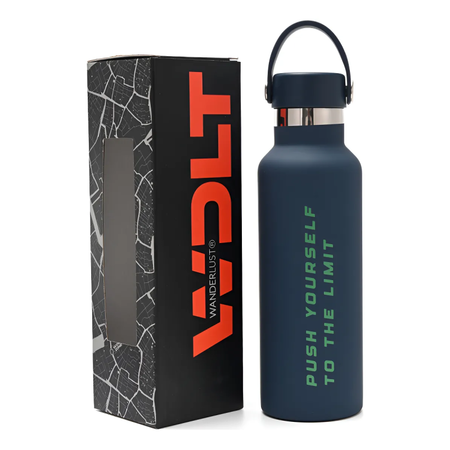Wanderlust Botella Termica Con Tapa Y Agarre 40598 Azul
