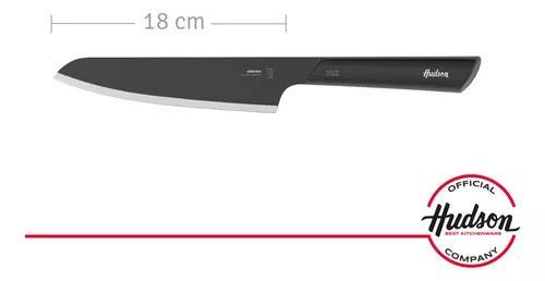 CUCHILLO CHEFF LÍNEA 7 DESIGN HUECO INOX C/ANTIADHERENTE NEGRO - Vista 2