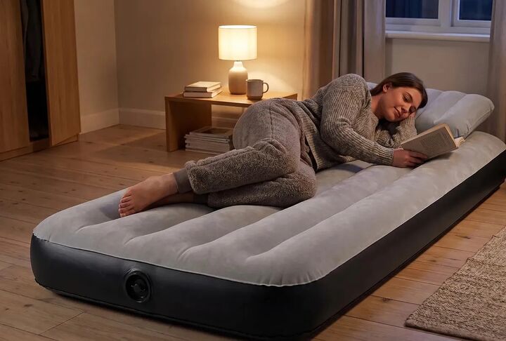 Colchón Inflable 1 Plaza X2 Intex Classic Almohadas Inflador - Vista 5
