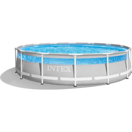 Pileta Redonda Estructural Prism Frame Clearview C/Bomba