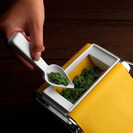 Fabrica De Pastas Marcato Pasta Set Fideos Ravioles Italiana Color Acero Cromado