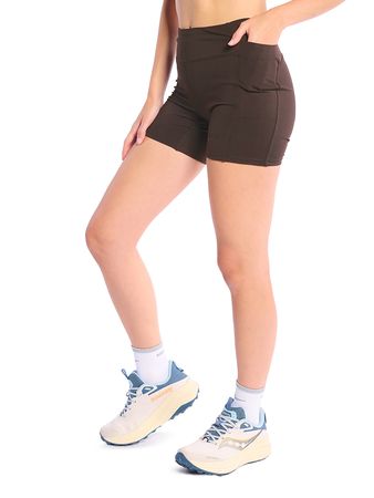 Calza Saucony Fortify Mujer Running Marrón