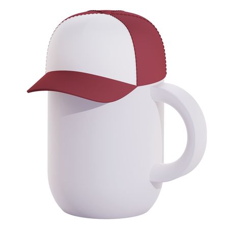 Mug Asobu Happy Hat Trucker Cap 360ml - Red