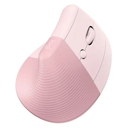 Mouse Vertical Inalambrico Logitech Ergo Lift Bluetooth Usb Rosa