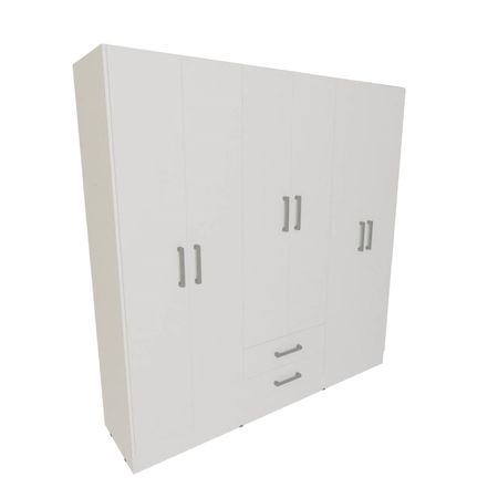 Placard Muebles Orlandi 6P 181 Cm Bahia 3502 Blanco