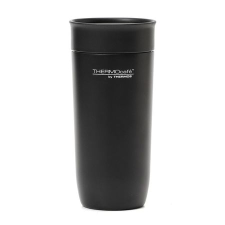 Vaso térmico THERMOS tapa 360° y pulsador 360ml negro DF1360-BK-DA