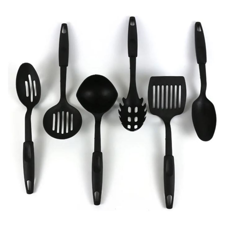 Set de 6 utensilios de cocina termorresistentes