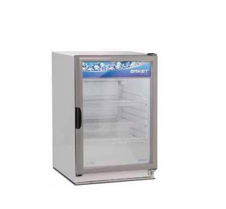 Heladera Exhibidora Briket Master 1200 Vertical 120 Lts Blanco