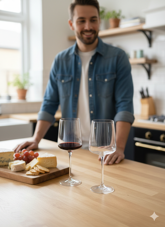 Set x 12 Copa Vaso Vino Tragos Vidrio 340 CC Pasabahce