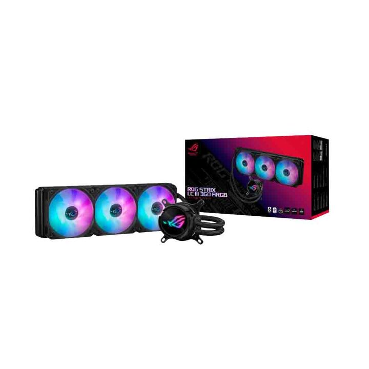 Watercooler Asus Liquid ROG Strix LCII 360ARGB - Vista 1