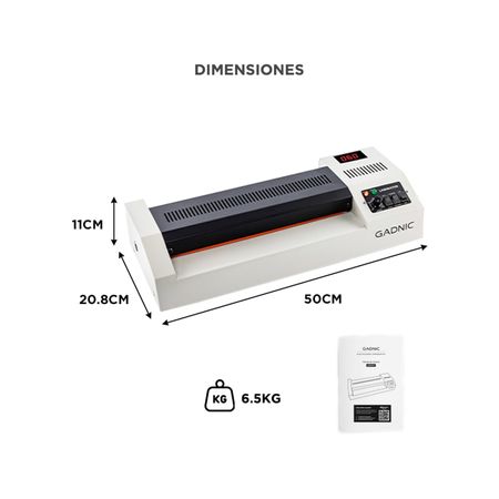 Plastificadora Gadnic PLA3 A3/OF/A4