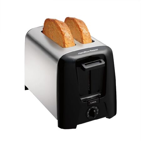 Tostadora Hamilton Beach 22614VAR 750W 2 Rebanadas 7 Niveles Acero Inoxidable Bandeja Migas