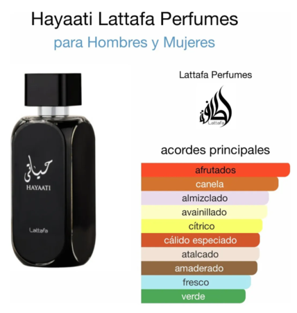 Perfume hayaati 100 ml hombre