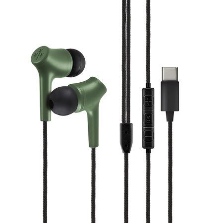 Auriculares ACC-AU-070BOS Con Cable Microfono In ear Hune Tipo C Verde