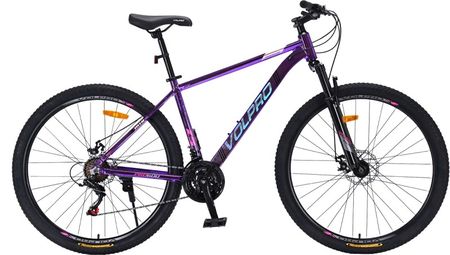 Bicicleta Volpro PRO600 R29 T18 Lila - Blanco - Gris - Magenta