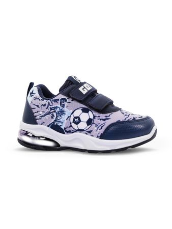Zapatillas Footy Fútbol Player Kids Niños Moda Gris