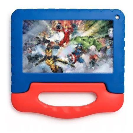 Tablet Kids Multilaser azul y roja