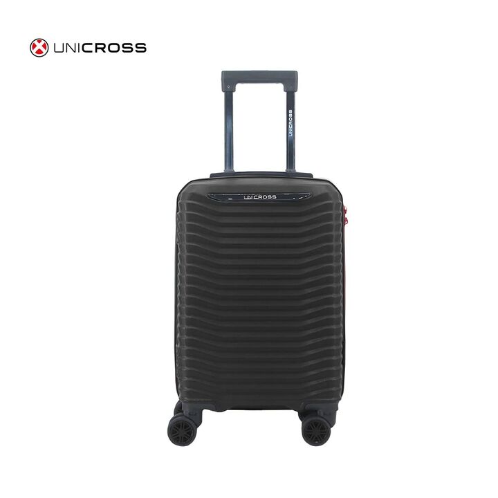 Valija Negra Carry On Unicross ABS 20 Ideal Cabina Ruedas 360° - Vista 1