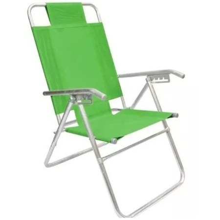 Reposera Silla Aluminio 5 Posiciones Coversol Caño 1