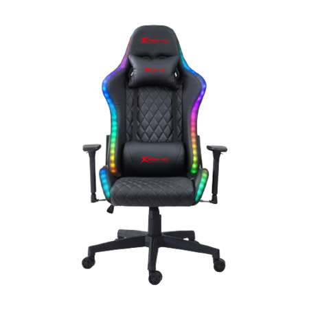 Silla Gamer ergonómica Xtrike-Me con luces RGB GC-907