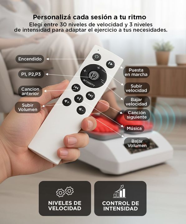 Masajeador Gadnic Easy Move Magnet Pro Piernas y Pies 3 Niveles - Vista 3