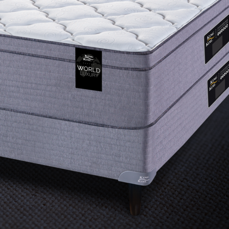 Colchon y Sommier King Koil Bradford 2 Plazas y Media 140x190cm Espuma de Alta Densidad con Europillow