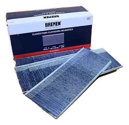 Clavos 50mm Pack 5000 Unidades para Clavadora Neumática Bremen