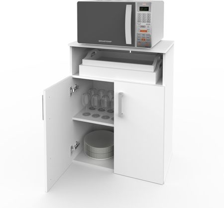 Mueble Para Microondas Dielfe Axm060 Blanco