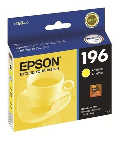 Cartucho de Tinta Epson Amarillo para Expression XP-401 XP-411