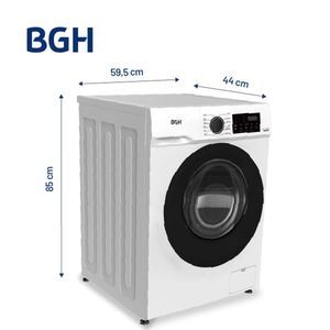 Lavarropas BGH Inverter Carga Frontal Blanco 6kg BWFE06W24AR - Vista 4