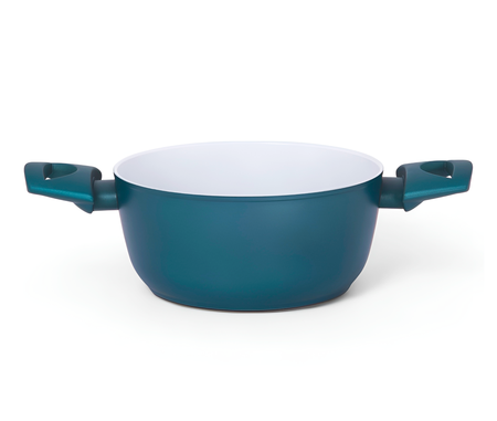 Cacerola 2 Asas 24cm Tvs Ceramica D'autore Antiadhe. Induc.