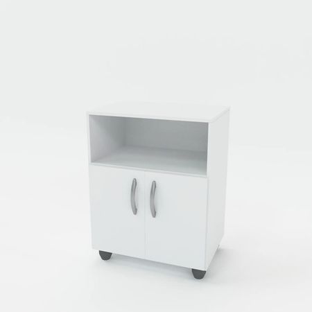 Porta Microondas Delos 2 Puertas Con Estantes
