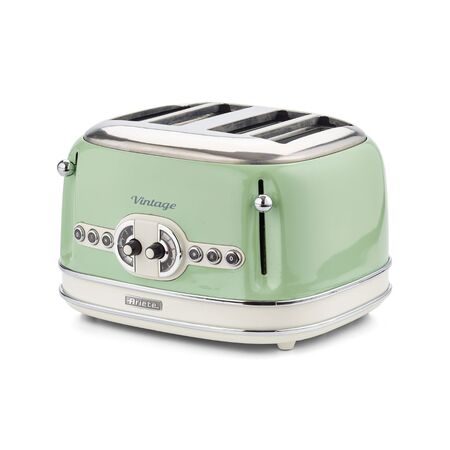 Tostadora Ariete 4 Panes Vintage 156 Verde 1600 W