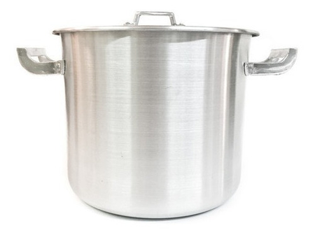 Olla Aluminio Gastronómica Reforzada N°38 Fiamaj Plateado